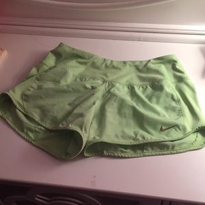 Women’s XS neon green Nike shorts